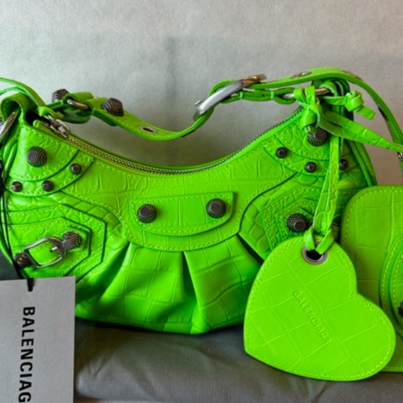 Brand new Balenciaga XS Le Cagole Croc Embossed - Picture 2 of 6